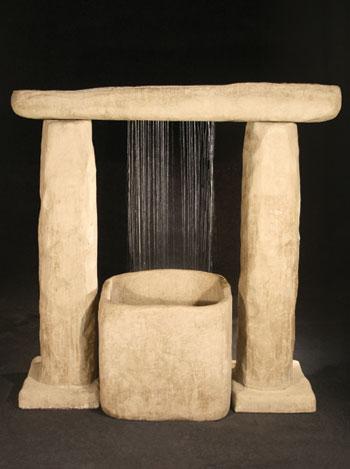 Stonehenge Cast Stone Fountain Fountain Fiore Stone